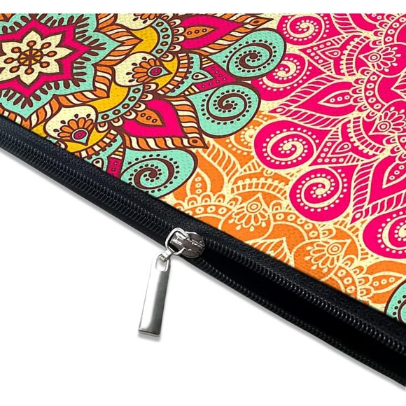 Women's High Quality Beautiful Canvas Waterproof Zipper Makeup Bag For Cosmetic - Picture 4 of 6